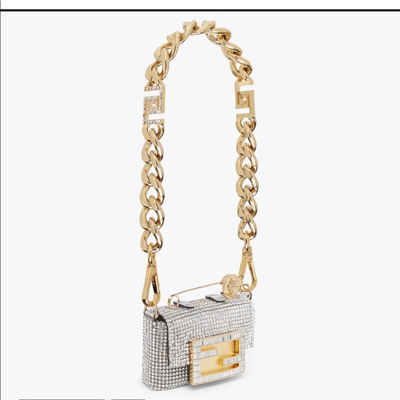 RARE FENDACE silver nano baguette bag - Picture 2 of 4